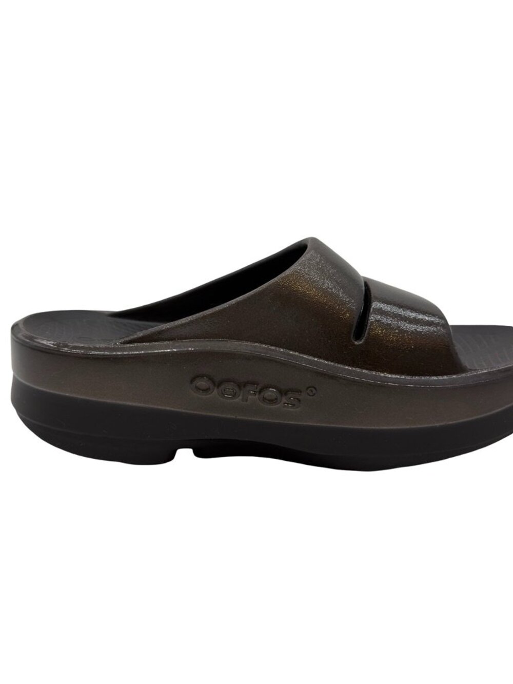 OOFOS Women’s Black OOahh Slide Recovery Sandals Size 6 - Picture 5 of 11